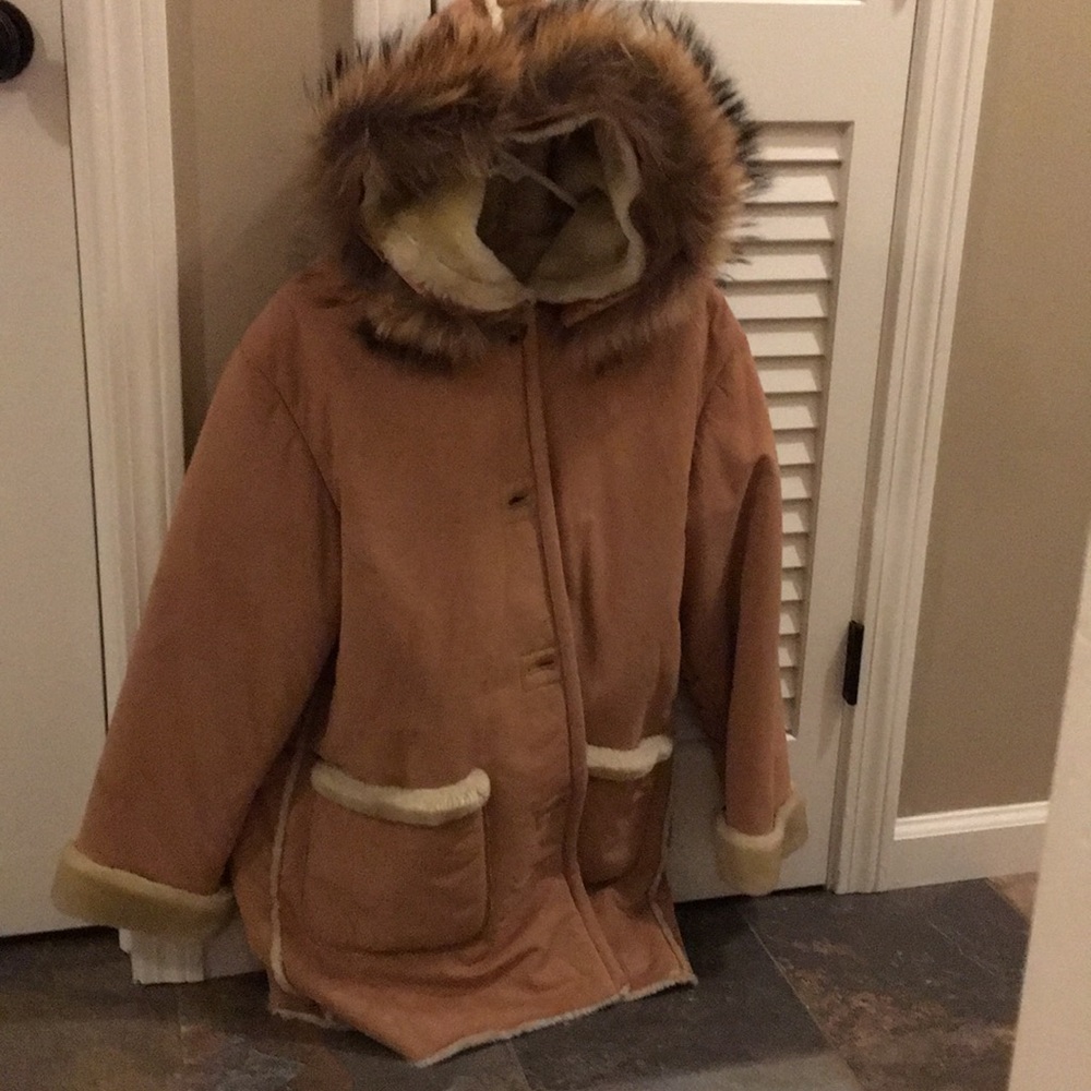 Ladies shearling coat